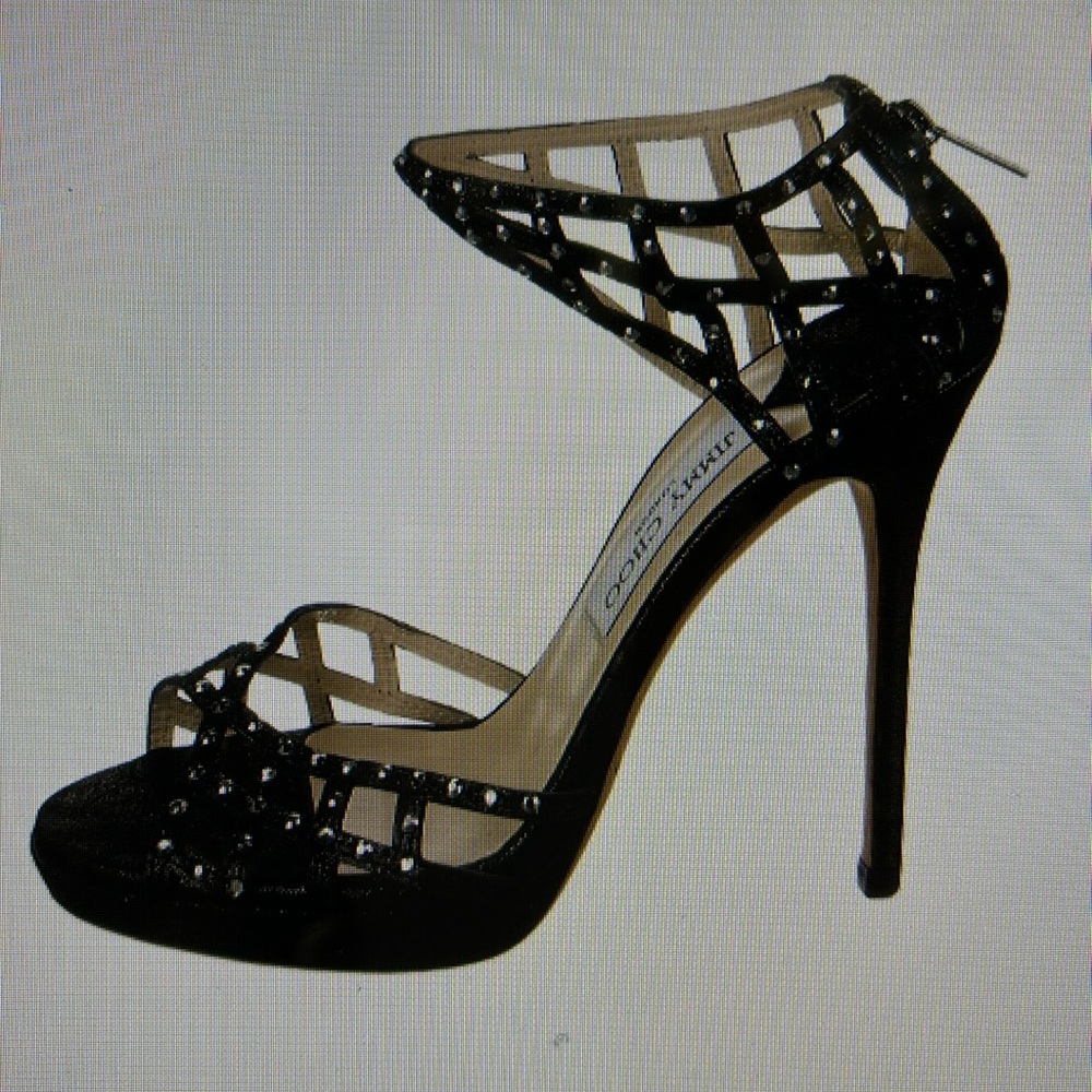 Jimmy Choo crystal embellishment heels Size 8